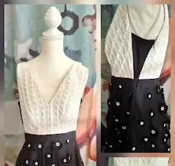 Didier PARAKIAN Robe chic en noir et blanc