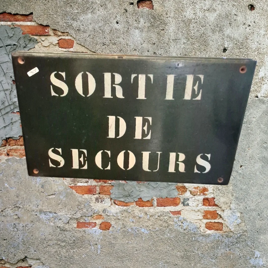 Pièce Panneau bois lettrage vintage