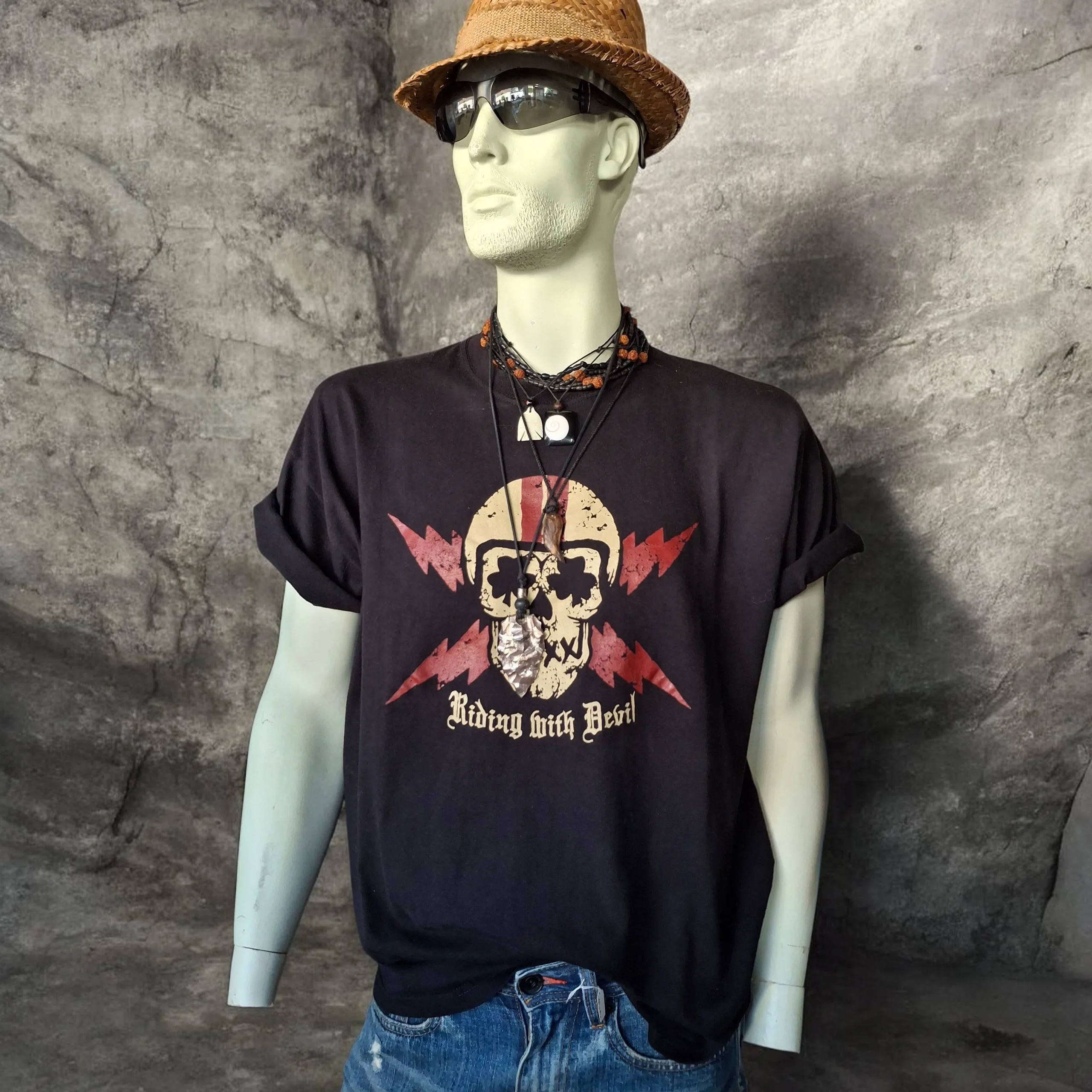 Pièce Tshirt homme biker