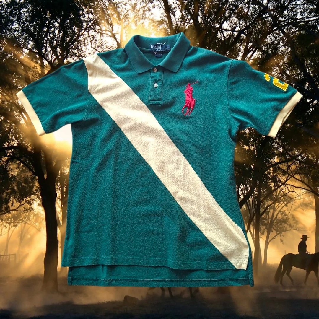 RALPH LAUREN Polo vert RL