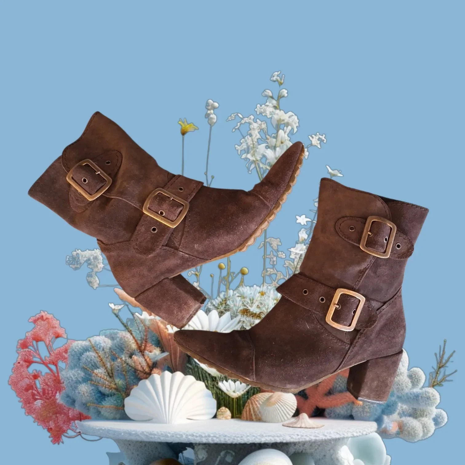 Florence KOOJIMAN Bottines en peau marron