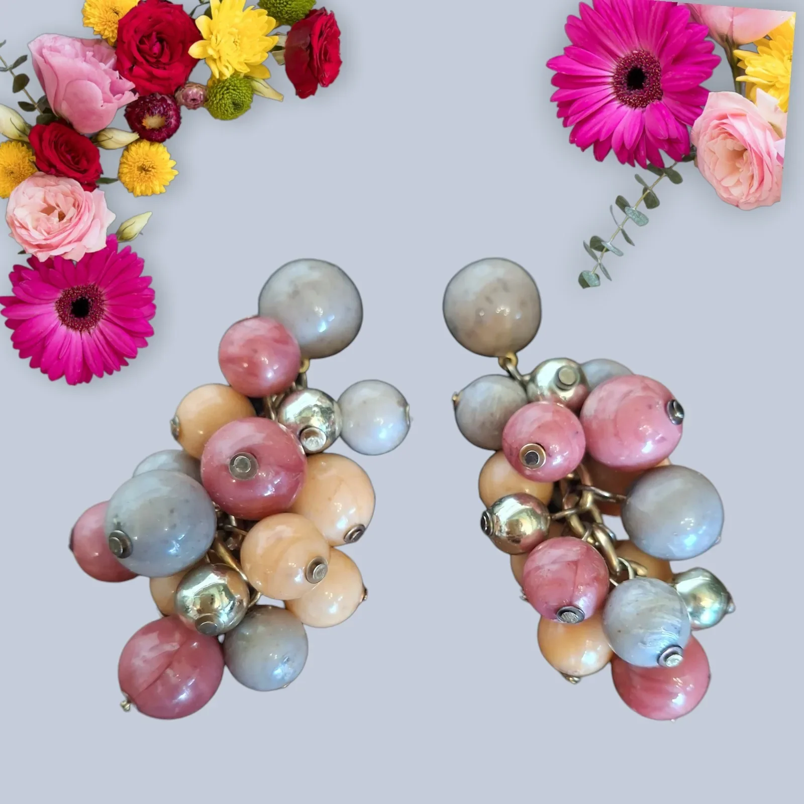 Clous d'oreilles pendentifs